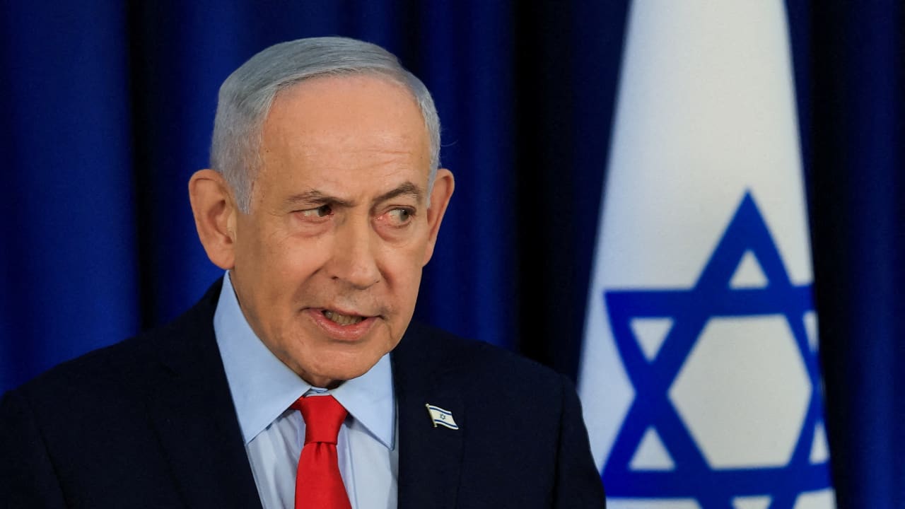  Israeli Prime Minister Benjamin Netanyahu speaks during a press conference, amid the US-Israel conflict with Iran, in Jerusalem, March 19, 2026.
