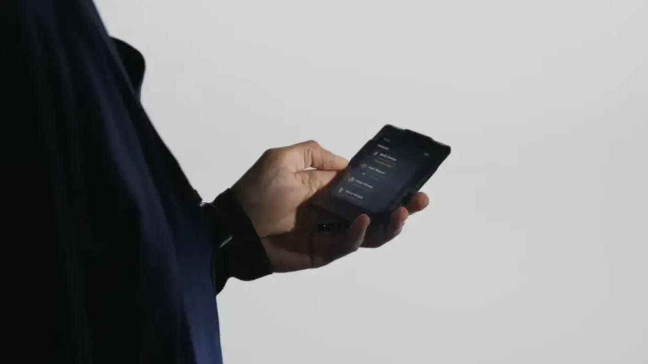An employee badge that is actually a tiny computer