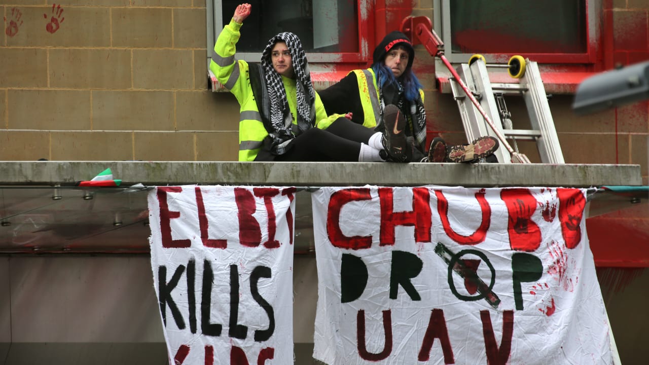 British pro-Palestinian activists sentenced in connection to raid on Elbit Systems UK facility