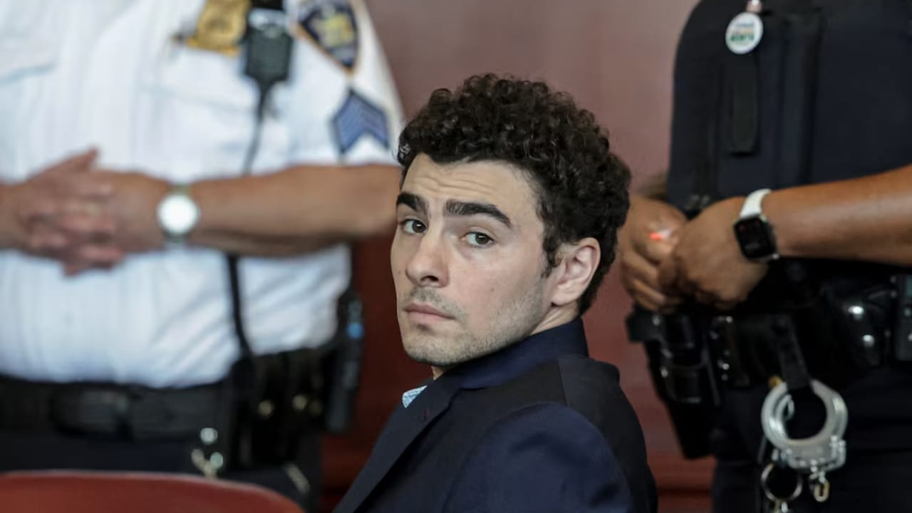Luigi Mangione appears at an evidence suppression hearing at the Manhattan Supreme Court in New York City, US, May 18, 2026.