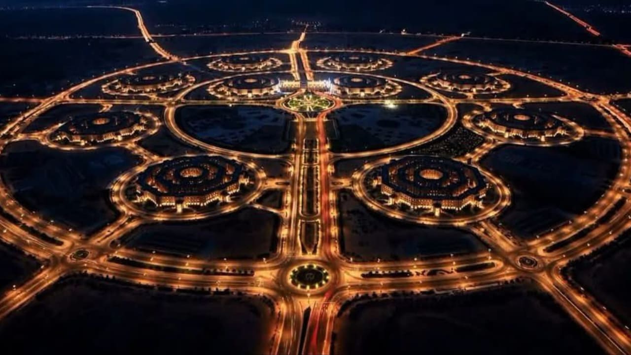 Aerial photograph of Egypt's Octagon, July 5, 2026.