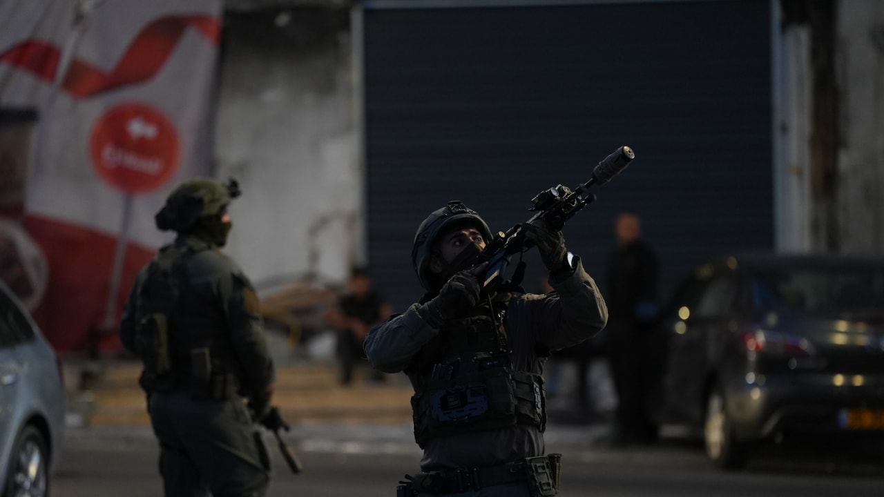 Israel police conducting an operation, July 13, 2026.