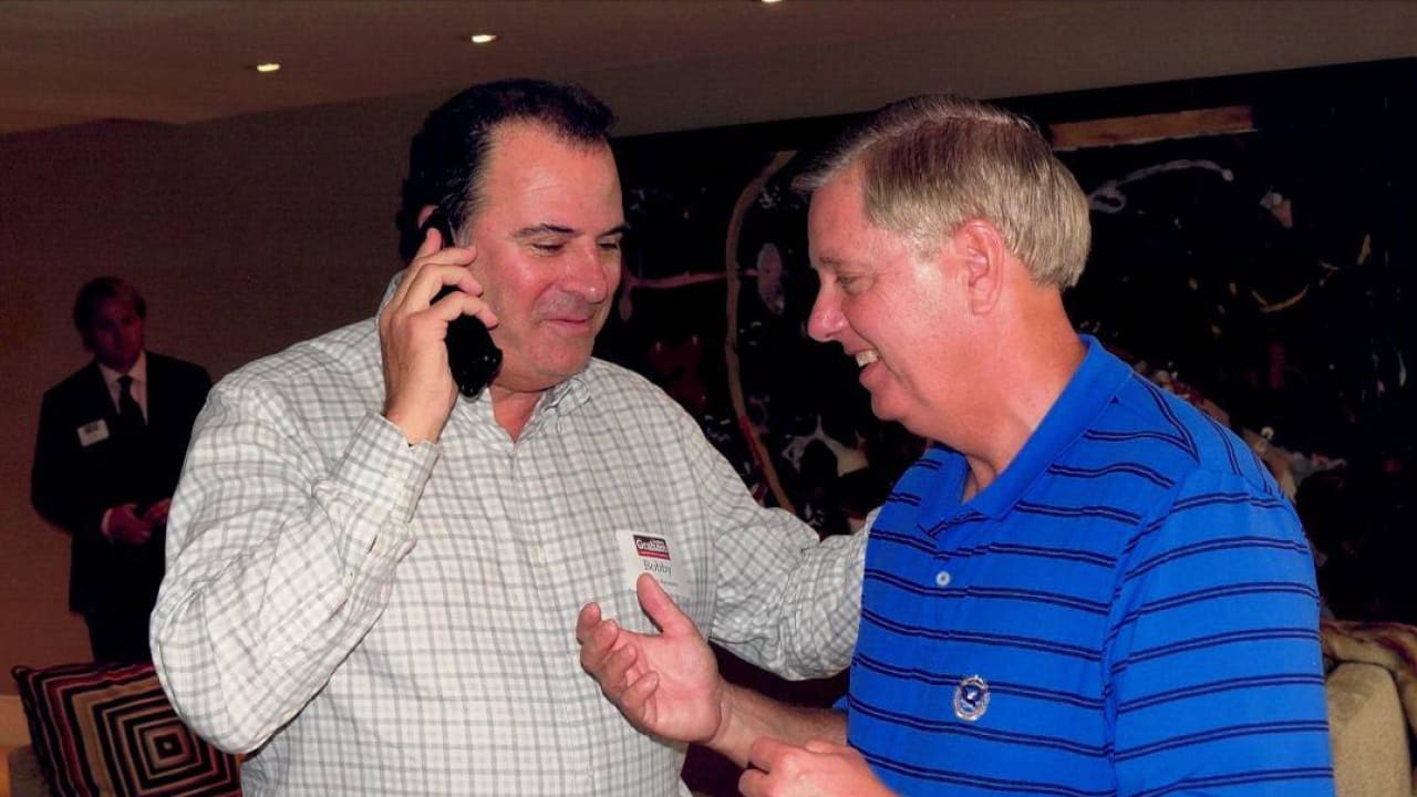 Bobby Rechnitz (left)  with Lindsey Graham