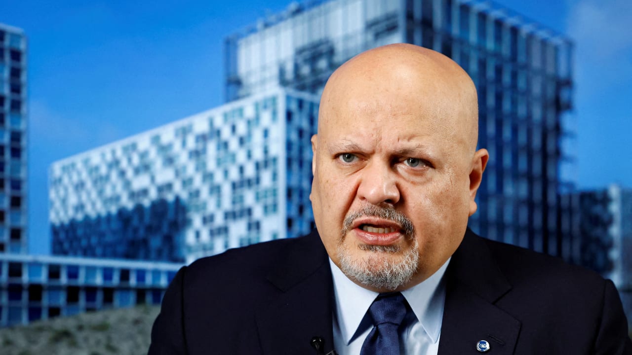 International Criminal Court (ICC) Prosecutor Karim Khan talks during an interview with Reuters in The Hague, Netherlands January 16, 2025. 