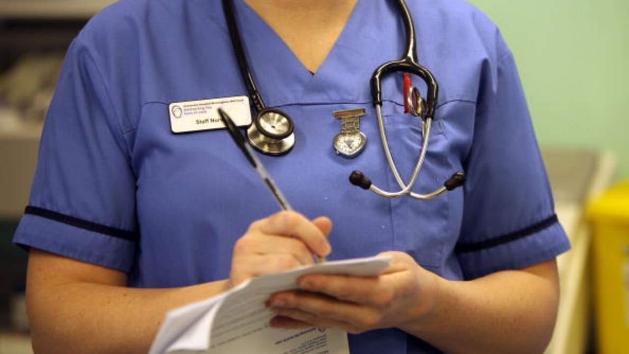 Nurses in the accident and emergency dept of Selly Oak Hospital work during a busy shift on March 16, 2010 in Birmingham, England.