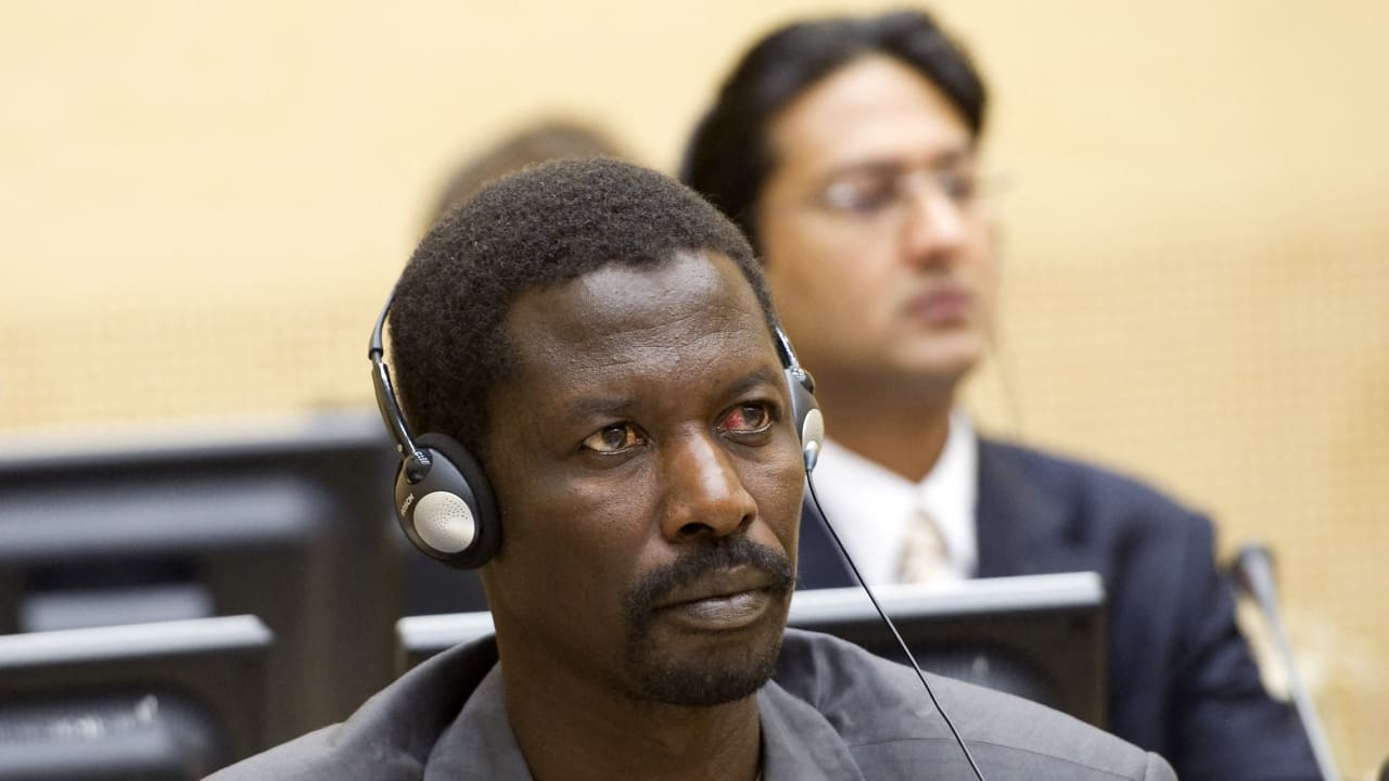 Abdallah Banda Abakaer Nourain, suspected of having committed war crimes in Darfur, Sudan arrived voluntarily this morning at the International Criminal Court in The Hague, on June 17, 2010.