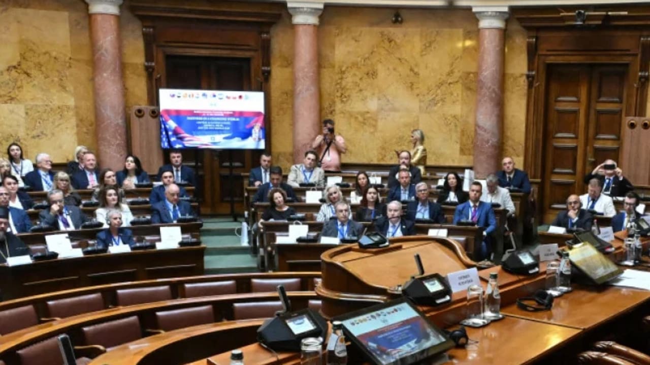 National Assembly in Belgrade hosts the "Partners in a Changing World: Central & Eastern Europe, America, Israel, and the New Middle East. 