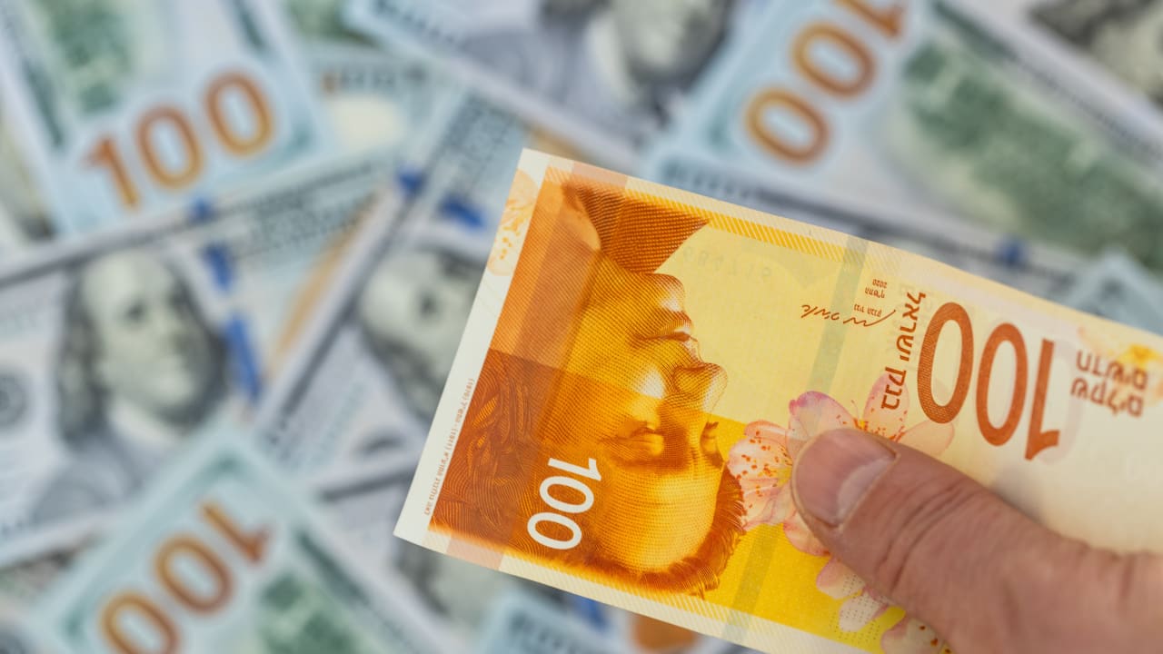 Shekel-dollar ilustrative picture.