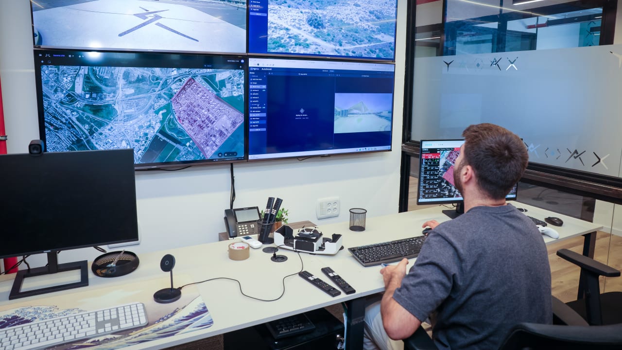 Propeller Drones simulation room 