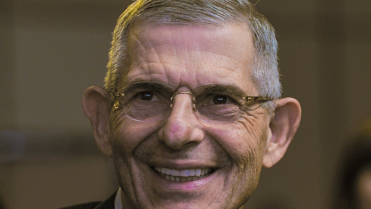 sraeli entrepreneur Shmuel Harlap at a conference of the Israeli newspaper Haaretz, held in Tel Aviv on March 28, 2019.