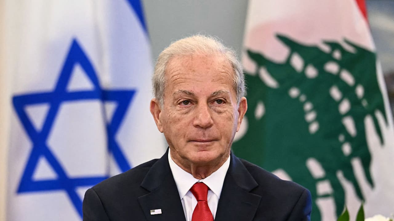 US Ambassador to Lebanon Michel Issa looks on during a US hosted meeting with Israeli and Lebanese delegations at the State Department in Washington, DC, on June 2, 2026.