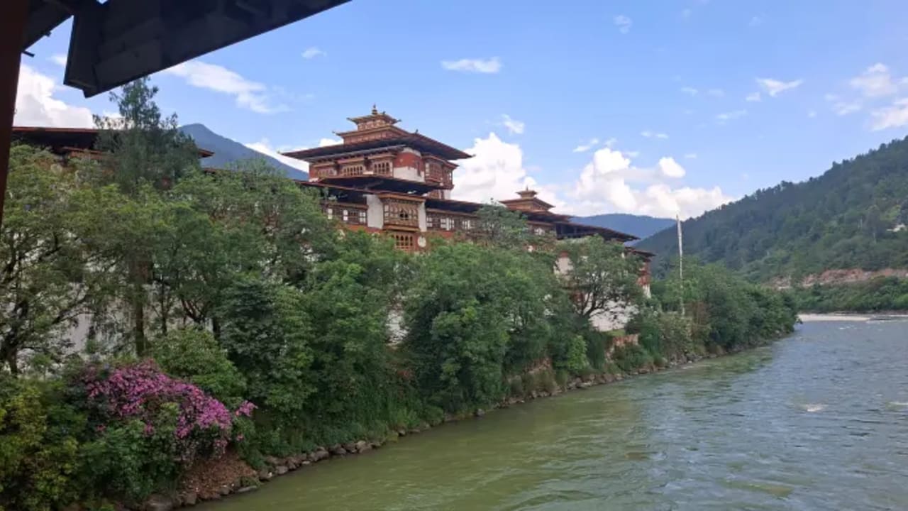 PUNAKHA DZONG, a magnificent fortress-monastery