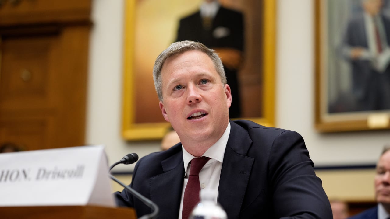 U.S. Army Secretary Dan Driscoll speaks during a House Armed Services Committee hearing on Capitol Hill on May 15, 2026 in Washington, DC; illustrative