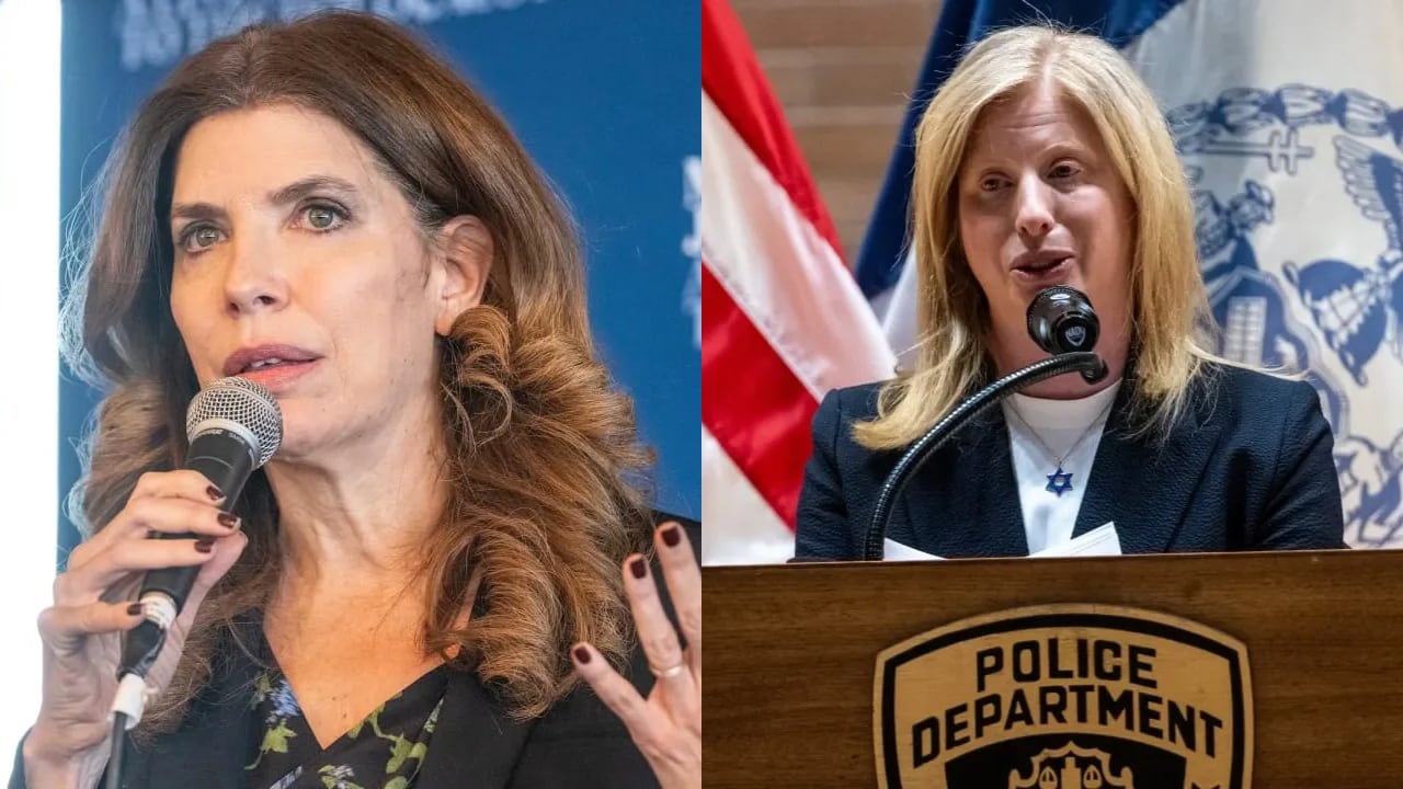 (L-R) Julie Menin, Jessica Tisch.