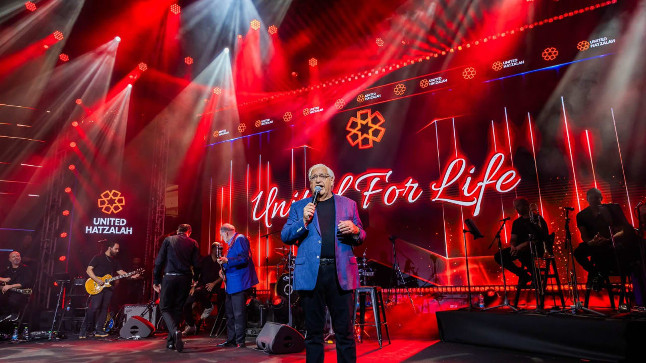 Amb. David Friedman at United Hatzalah's 2025 annual Sukkot concert.