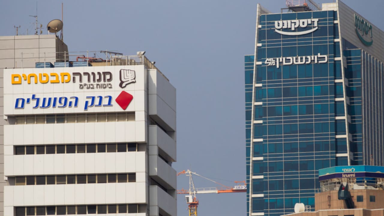 Discount, Leumi, and Hapoalim – Israeli Banks.