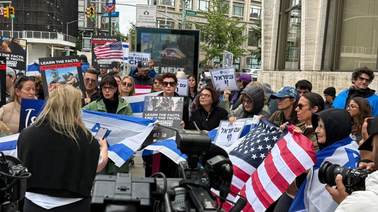 The Israeli-American Council in New York in a campaign ahead of the first screening of the film NAZA in the city, September 27, 2026.