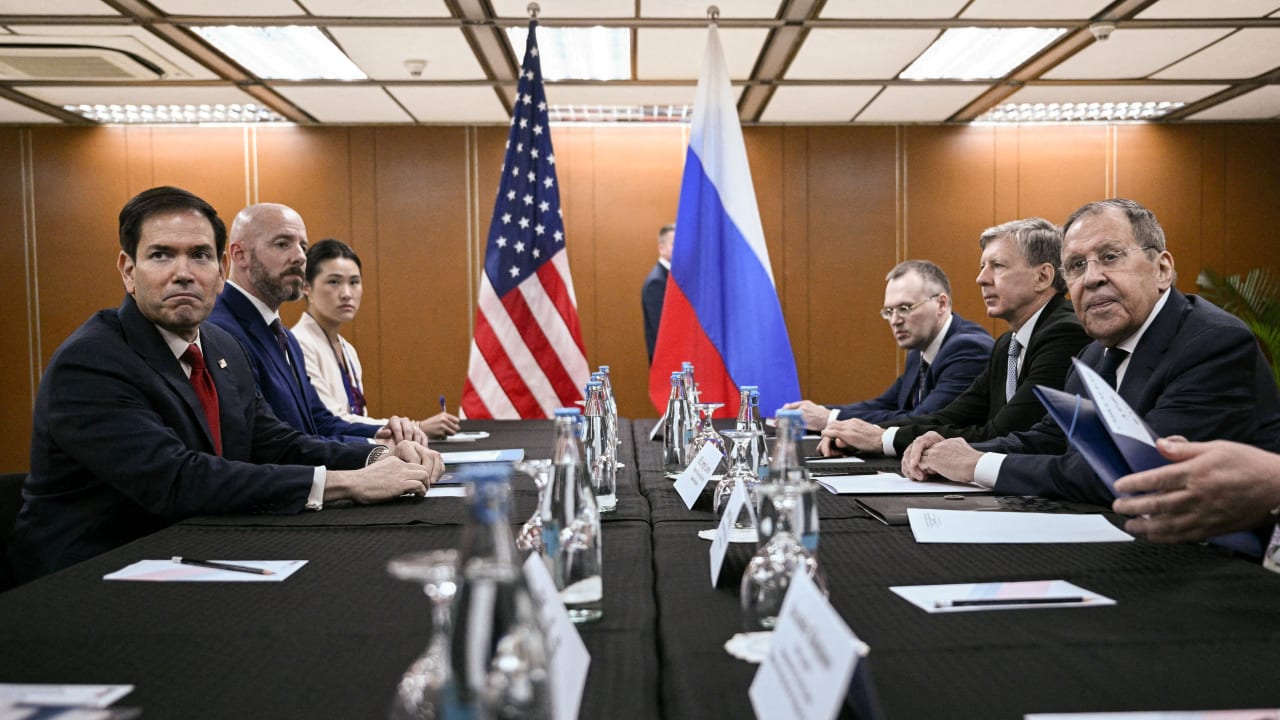 Russia's Foreign Minister Sergey Lavrov attends a meeting with US Secretary of State Marco Rubio on the sidelines of the Association of Southeast Asian Nations (ASEAN) Foreign Ministers Meeting in Pasay, Metro Manila, on July 23, 2026; illustrative.