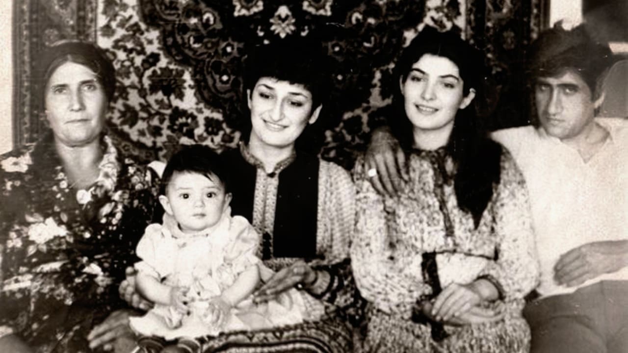 The author's family poses for a portrait in Bayramaly, Turkmenistan, then part of the Soviet Union, in 1983. From left to right, her paternal grandmother, Rachel; her mother’s sister, Fatima, with Radmilla on her lap; her mother, Lyudmila; and her father, Ribi Amnun,