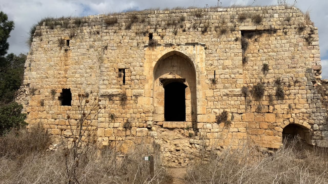 Hunin castle just outside Margaliot and less than 1 kilometer from the Israel-Lebanon border.