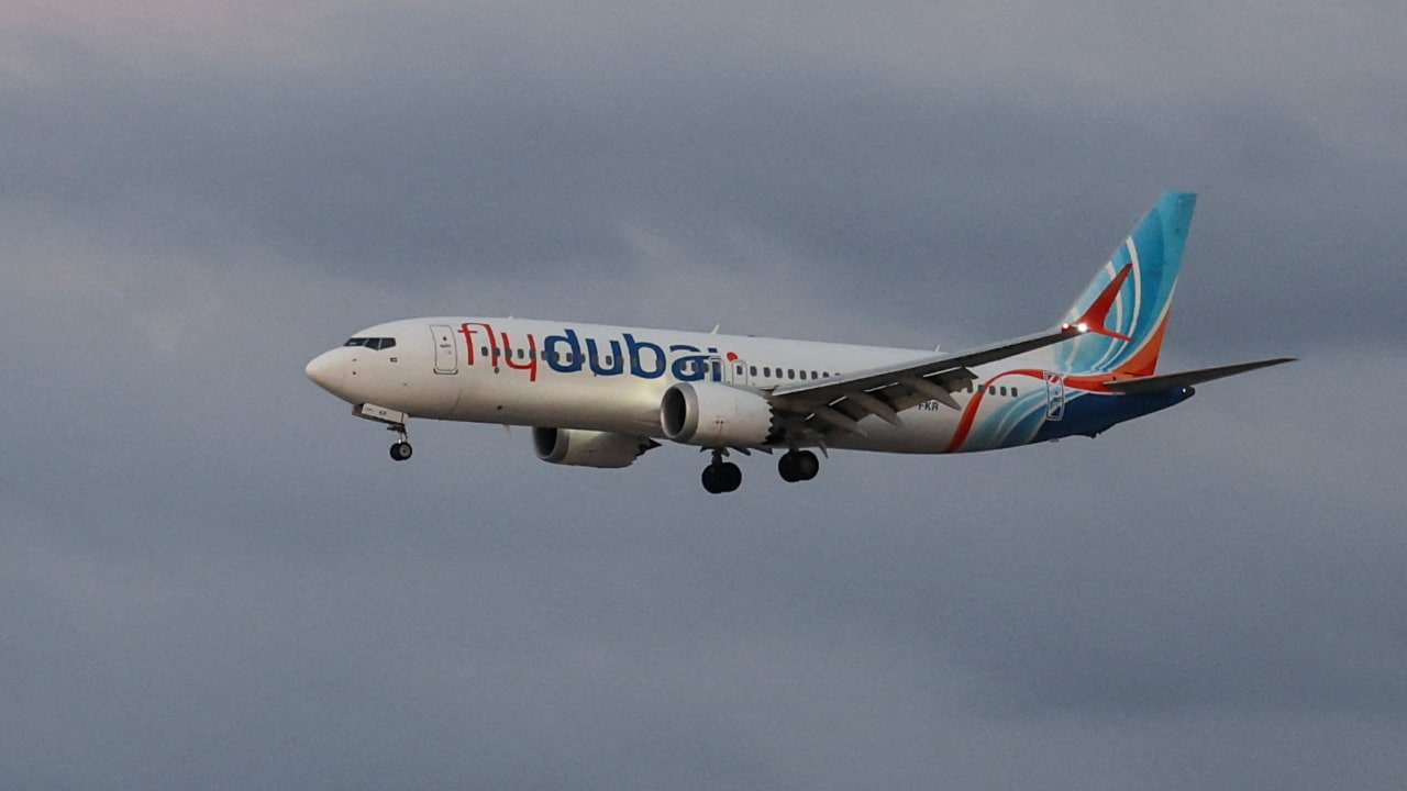 A plane, carrying passengers who were on the FlyDubai aircraft bound for Israel from the United Arab Emirates, which was diverted to Saudi Arabia following an emergency signal, arrives at the Ben Gurion International Airport, in Lod, near Tel Aviv, Israel, September 30, 2026.