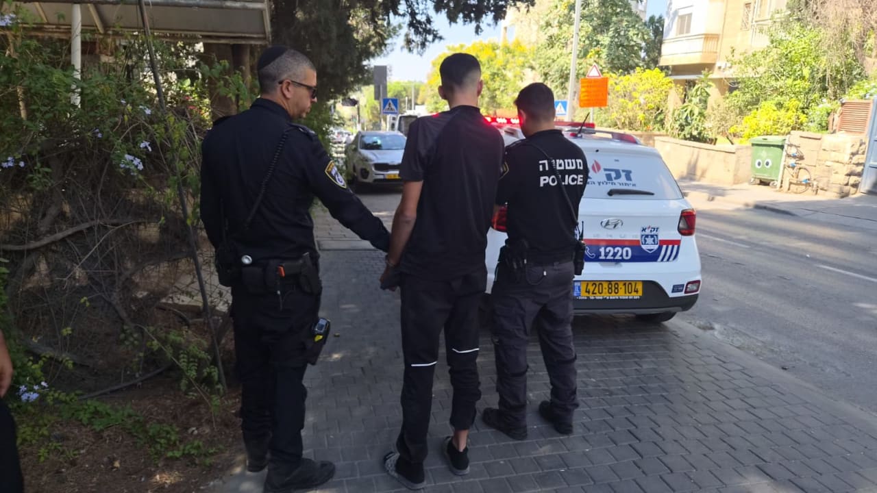 Israel Police investigate the scene of a hit-and-run in Rehavia on October 4, 2026.