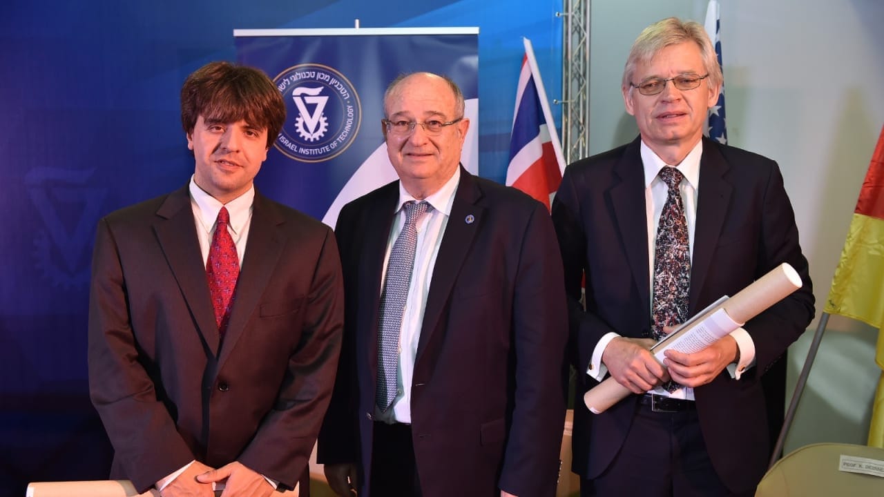 Technion's 2016 edition of the Harvey Prize. Both professor would later be awarded the Nobel Prize for Medicine.