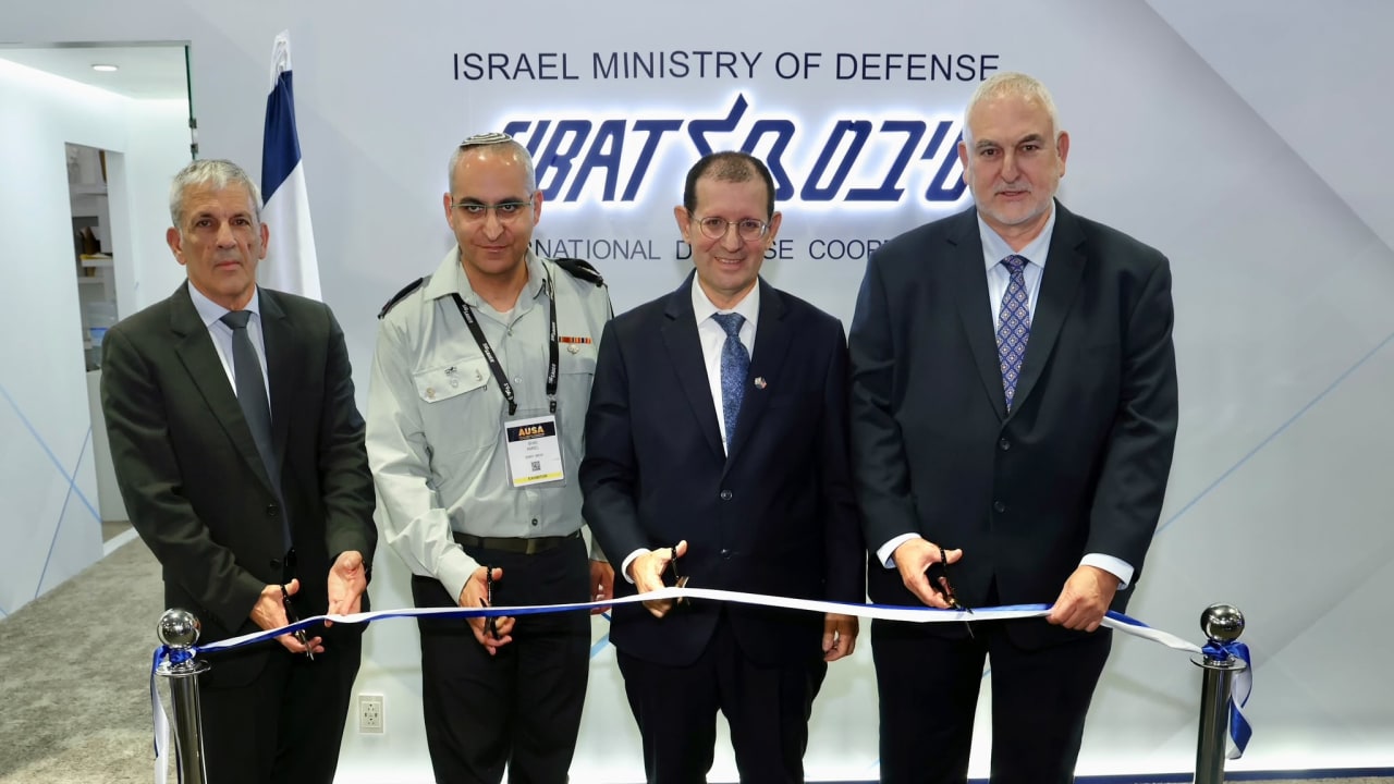 Israel opens its pavilion at the AUSA exhibition in Washington, October 12, 2026.