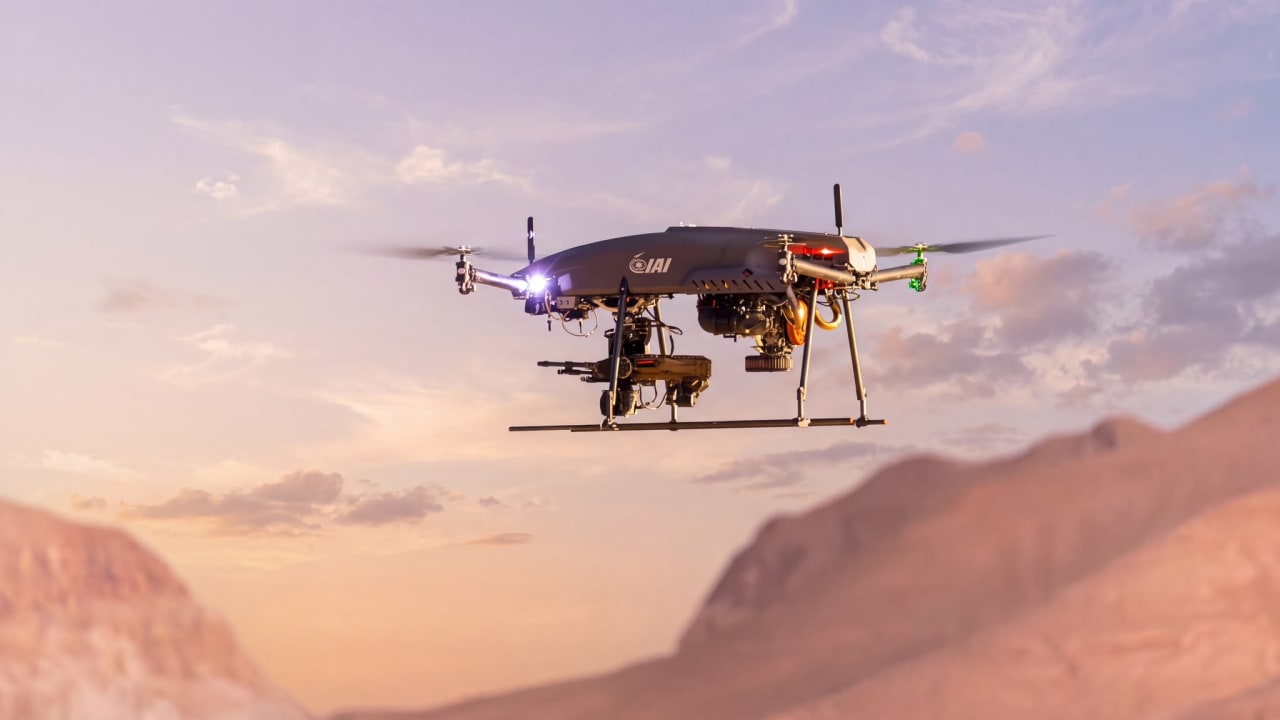 IAI and SIG SAUER's FIRESTORM 250 armed drone
