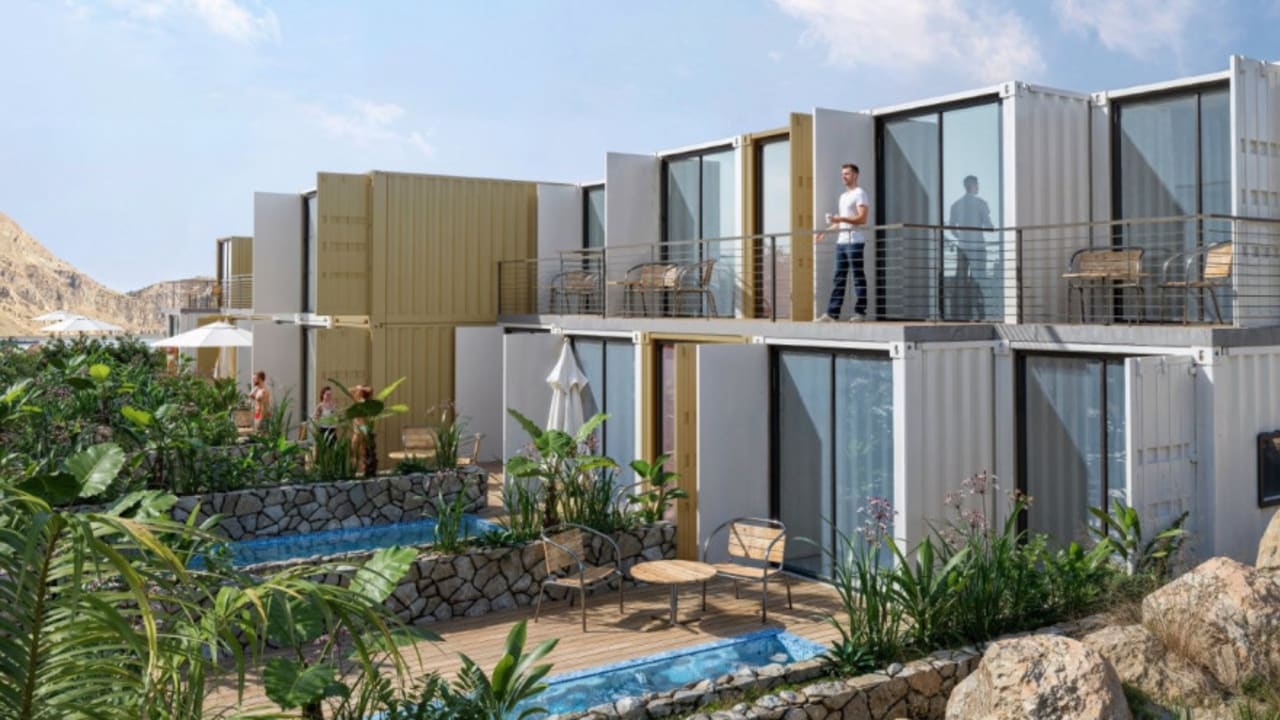 Rendering of the NYX Dead Sea Hotel, Fattal Hotels.