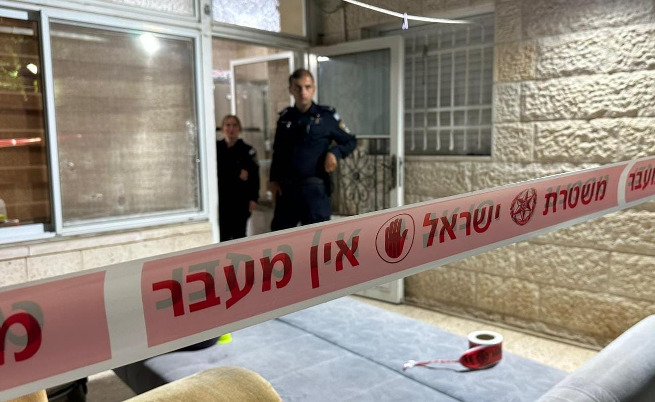  Israel Police and forensic teams at the site of the murder of a three-year-old in east Jerusalem, July 7, 2025. (photo credit: Police Spokesperson )