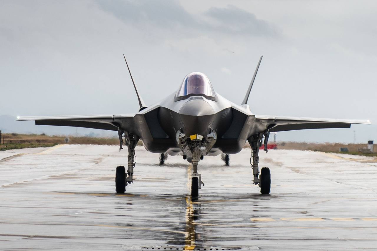 The IDF receives additional F-35 fighter jets at the Nevatim Air Force Base. January 18, 2026. (photo credit: IDF SPOKESPERSON