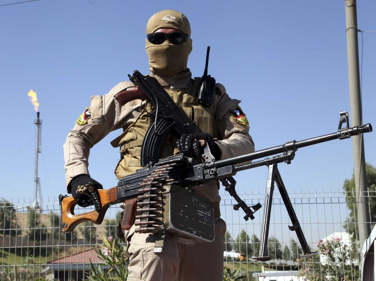 A Kurdish fighter in Iraq. (photo credit: SCREENSHOT/X, SECTION 27A COPYRIGHT ACT) A Kurdish fighter in Iraq. (photo credit: SCREENSHOT/X, SECTION 27A COPYRIGHT ACT)