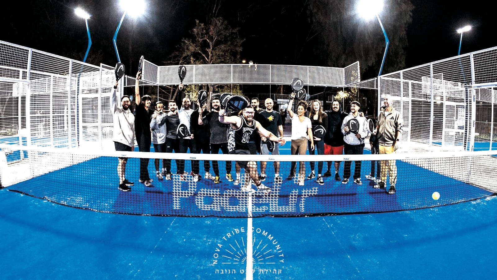  MEMBERS OF the Nova Tribe Community’s new padel group gather at the courts in Ramat Gan as the association continues to expand its sports-based support programs for survivors and bereaved families. (photo credit: Nova Tribe Community/Courtesy)