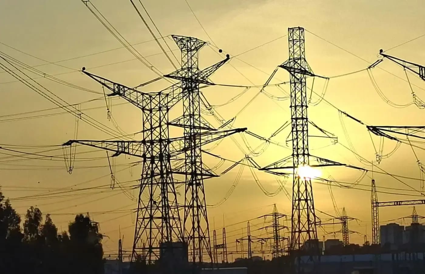 Electricity poles (photo credit: REUVEN CASTRO)