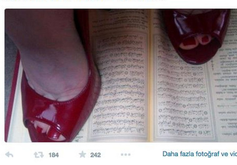 Turkish Woman Detained For Tweeting Photo Of Herself Stepping On Koran