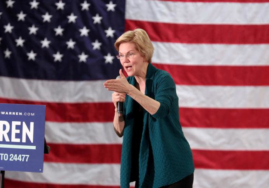 Democratic 2020 U.S. presidential candidate and U.S. Senator Elizabeth Warren (D-MA) / REUTERS/KAREN PULFER FOCHT
