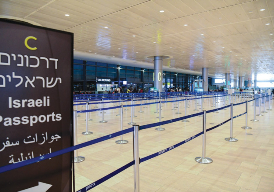 AN EMPTY departure hall of Ben-Gurion Airport this week – Israel’s policies to contain the spread of coronavirus were clearly prescient (Photo Credit: Flash 90)
