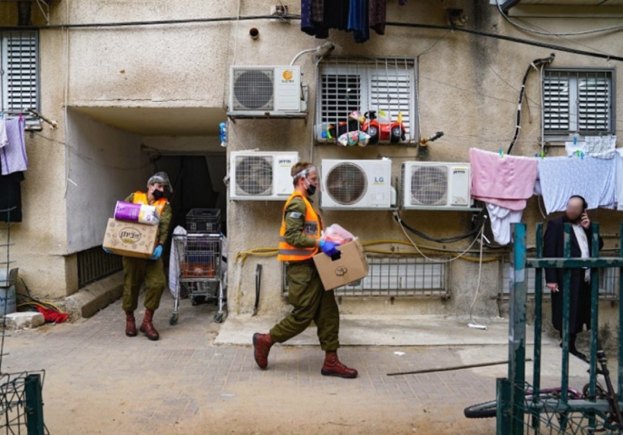 The response to COVID-19 by the IDF demonstrates its centrality within the Israeli civilian population. Photo Credit: IDF Spokesperson