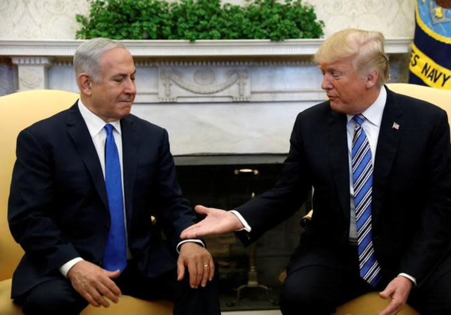 US President Donald Trump meets with Israel Prime Minister Benjamin Netanyahu in the Oval Office of the White House in Washington, US, March 5, 2018. (Kevin Lamarque/Reuters)