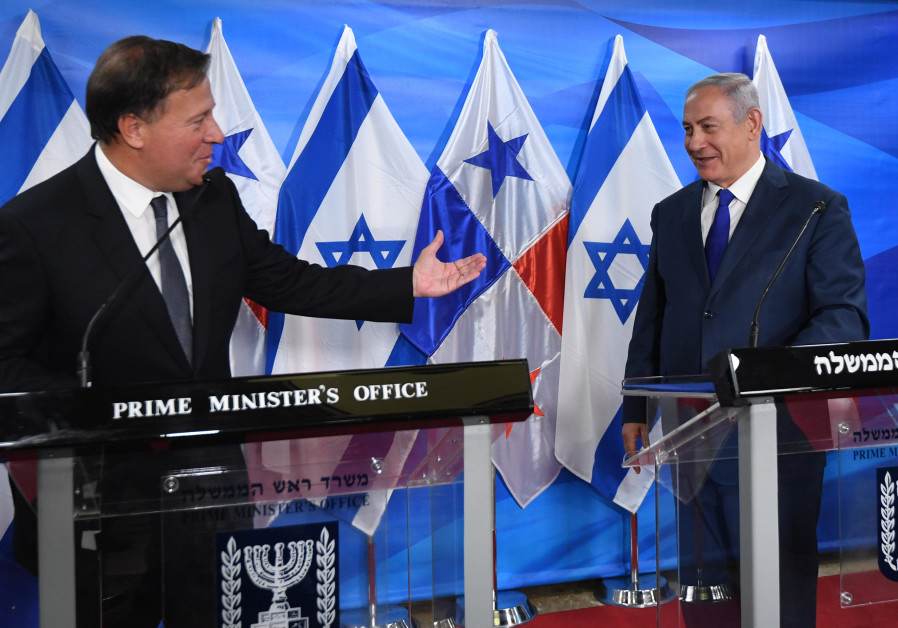 Prime Minister Benjamin Netanyahu meets Panama President Juan Carlos Varela