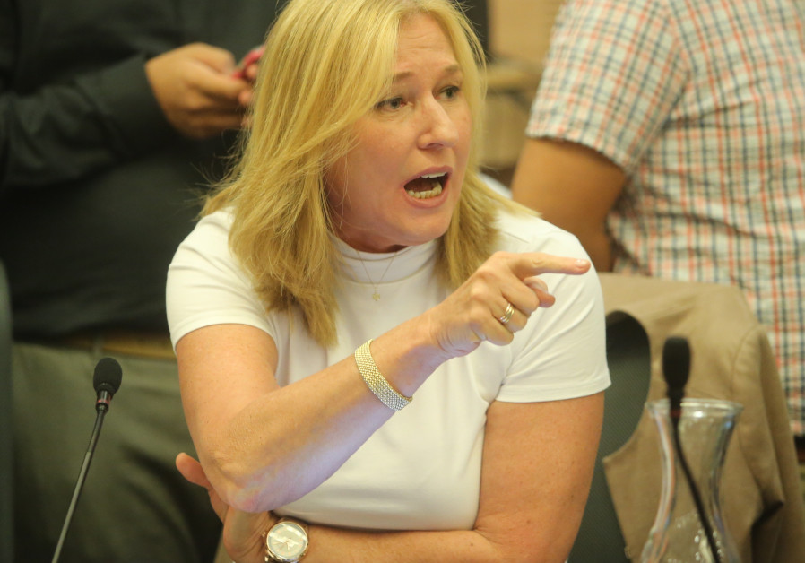MK Tzipi Livni participates in a debate in Knesset June 25, 2018