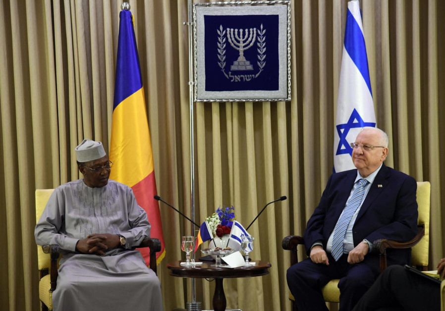 President Rivlin with President Deby of Chad II, 25 November 2018