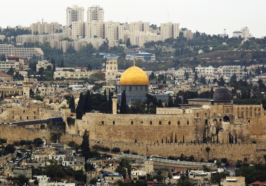 A general view of Jerusalem's old city shows the Dome of the Rock in the compound known to Muslims a