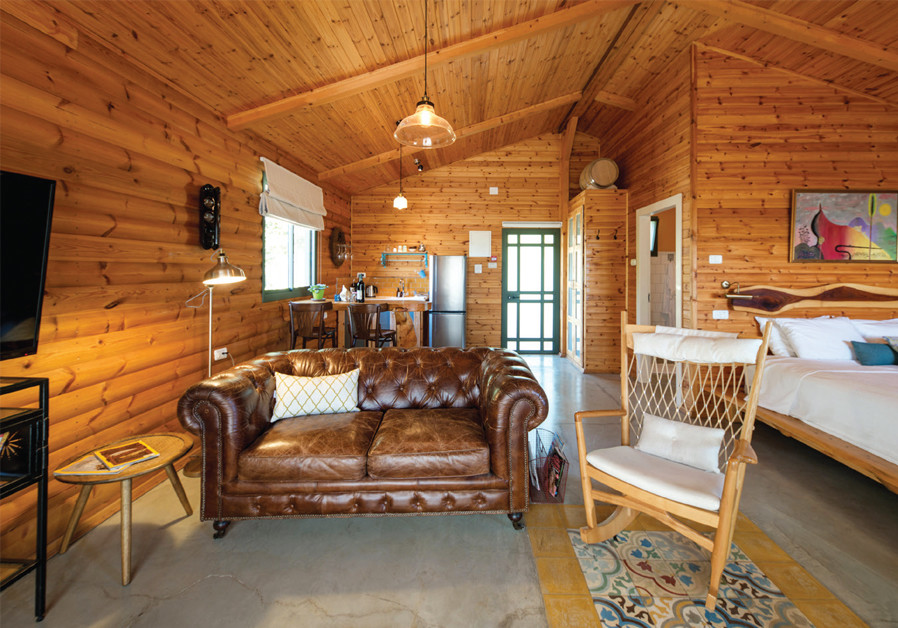ONE OF the well-equipped cabins in the Kedem Wine Village (Courtesy)