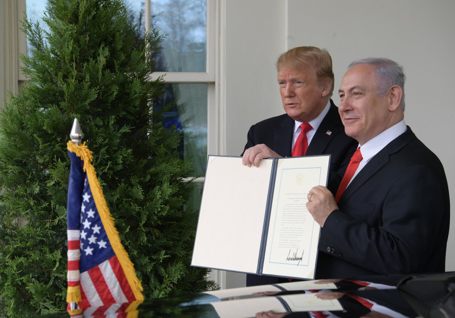 Benjamin Netanyahu and Donald Trump 