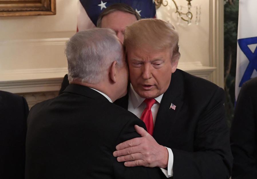 Benjamin Netanyahu and Donald Trump 