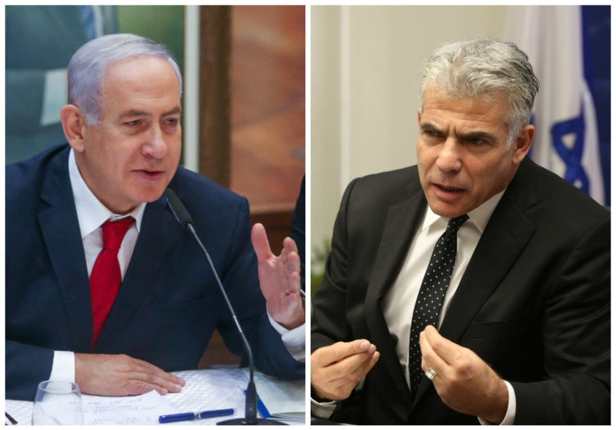 Prime Minister Benjamin Netanyahu and Yair Lapid