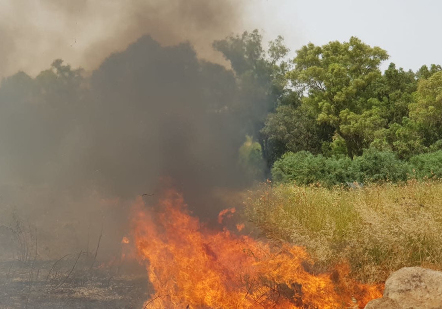Fire consume fields near Jerusalem, May 23