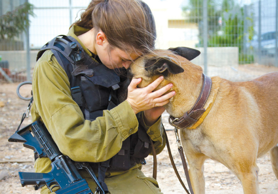 A SELECTION of photos of women in the IDF from inside ‘Women on the Front Lines.’ (Credit: DEBBIE ZIMELMAN)